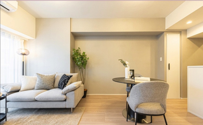 【居間・リビング】 | ★仲介手数料無料★ダイアパレス代官山（新規リノベーション済み）