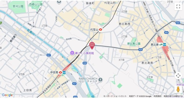 ★仲介手数料無料★ダイアパレス代官山（新規リノベーション済み）の地図
