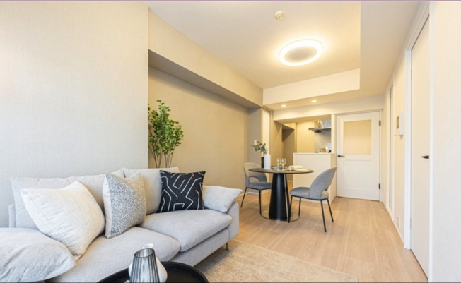 【居間・リビング】 | ★仲介手数料無料★ダイアパレス代官山（新規リノベーション済み）