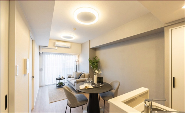 【居間・リビング】 | ★仲介手数料無料★ダイアパレス代官山（新規リノベーション済み）