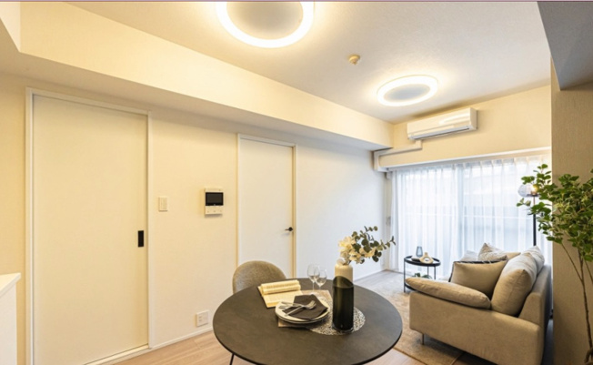 【居間・リビング】 | ★仲介手数料無料★ダイアパレス代官山（新規リノベーション済み）