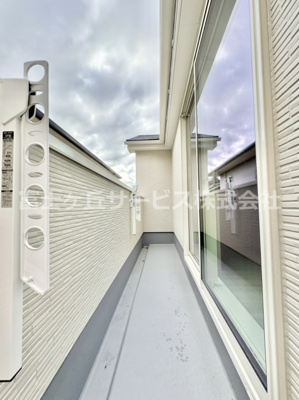 【バルコニー】 | 豊橋市北山町 新築一戸建て 5号棟 | 落ち着いた時間を過ごせるバルコニーです