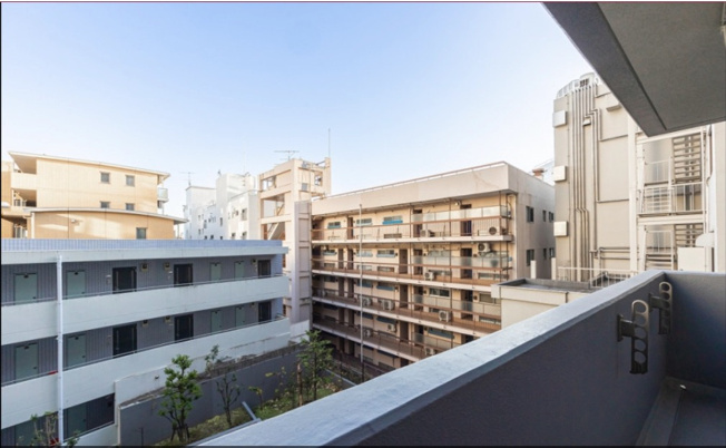 【バルコニー】 | ★仲介手数料無料★OPENRESIDENCIA MEGUROYAKUMO（角住戸・2面バルコニー）