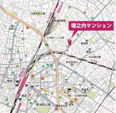 【地図】 | 堀之内マンション