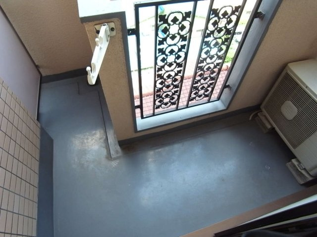 朝日プラザ旗の台のバルコニー