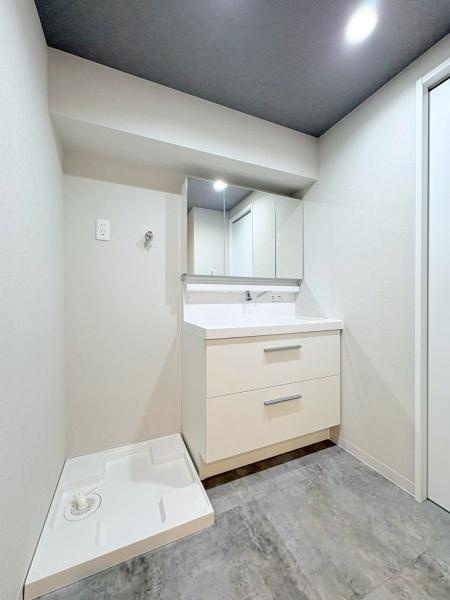 新山下ベイシティ６号棟の独立洗面台