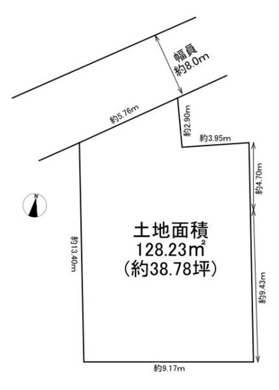 【土地図】 | 摂津市鳥飼銘木町　売土地