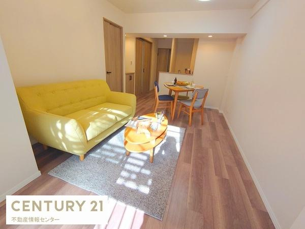 【居間・リビング】 | 千島第１コーポ２号棟 | 南向きの採光良好なLDKとなっております！