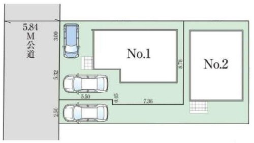 【GRAFARE　ZEH水準仕様】小平小川町８期の区画図|西武拝島線「小川」駅まで徒歩8分・3沿線・3駅利用可能な通勤通学に便利な好立地！
