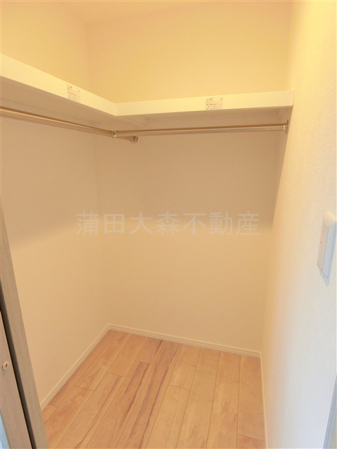 シエルクレール大森山王の収納|ウォークインクローゼット