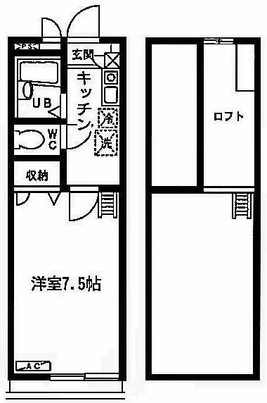 メインシティガーデン　ウィステリアの間取り