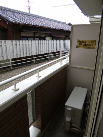 コムフィールのバルコニー