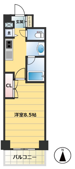 【間取り】 | フローラル中葛西Ⅴ