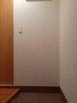 ゆったりとした玄関です