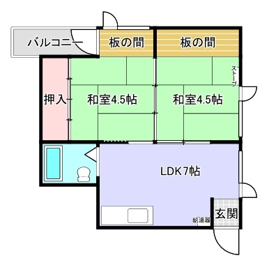 ニューグリーンコーポの間取り