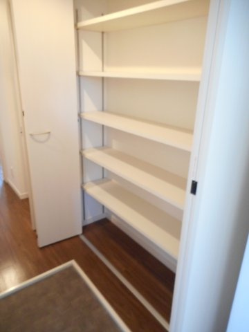 ちょっとした収納スペースも充実しています