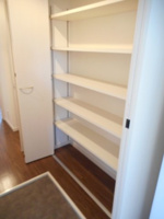 ちょっとした収納スペースも充実しています