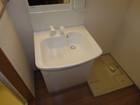 洗髪洗面化粧台