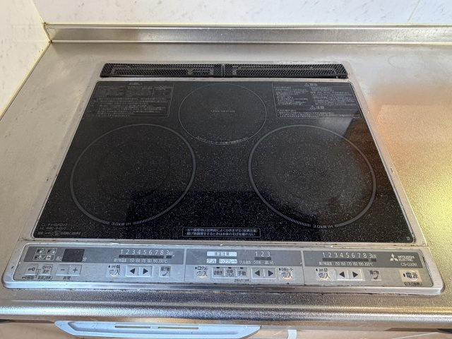 寺内イサノ貸家のキッチン|ＩＨクッキングヒーター