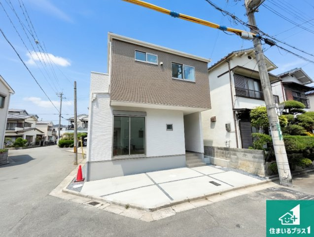 高槻市野田　第1期　新築一戸建ての外観|安心の10年保証！外観を美しく保ち、雨水で汚れを落とします！気になることがありましたら、お気軽にお問い合わせください！