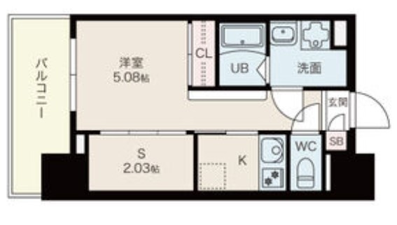 エステシア上前津の間取り