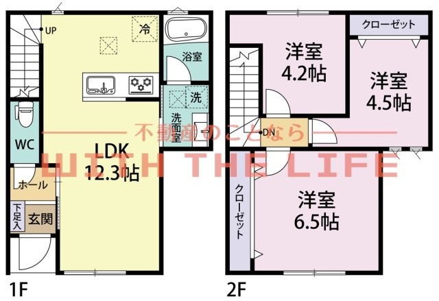 仮）花畑西新築アパート【キャンペーン対象物件】の間取り