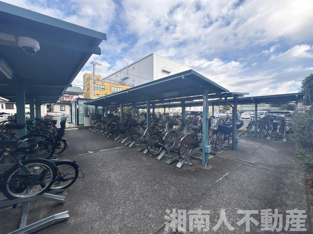 平塚スカイハイツの駐輪場