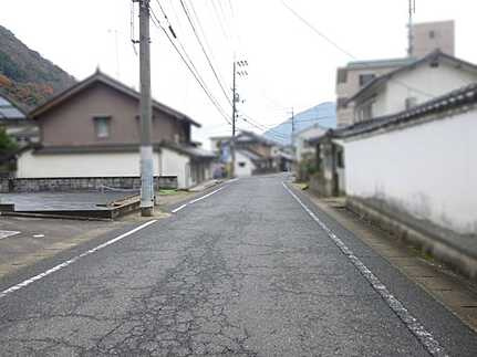 安佐北区可部８丁目の前面道路含む現地写真