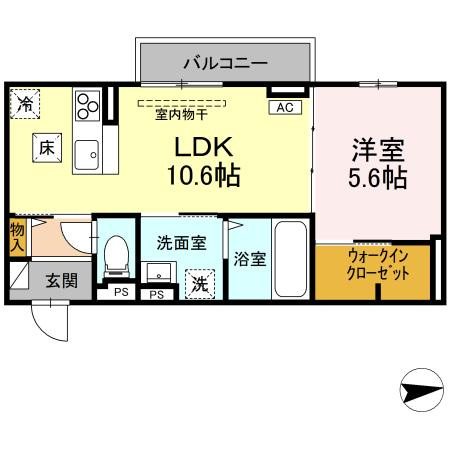RESUA向中野　C棟の間取り
