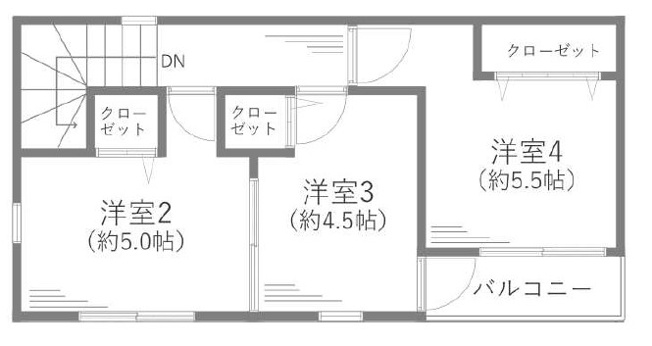 【間取り】 | 茅ヶ崎市松林1丁目戸建 | ３F