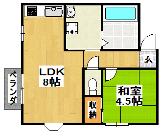 【間取り】 | こうえいハイツ