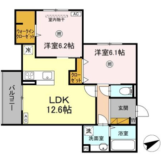 【間取り】 | D's LIEN (ディ-ズリアン)C