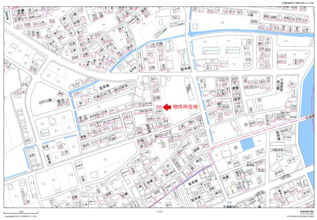 大津区天満売地Mの地図