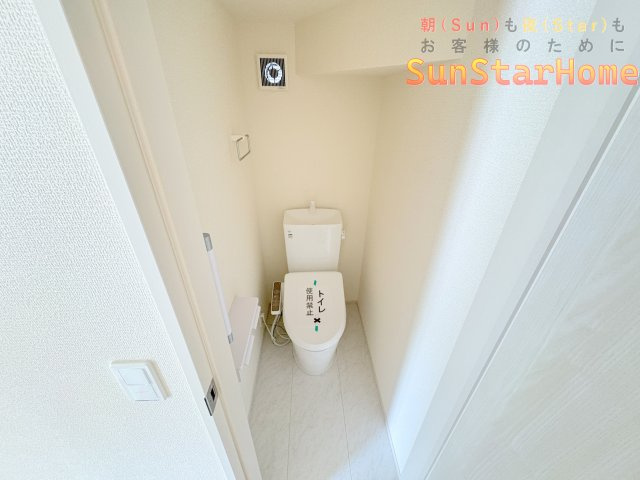 【サンスターホーム】青梅市長淵2丁目　新築限定1邸　のトイレ