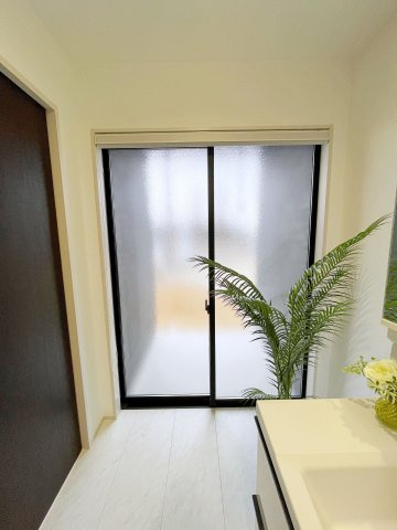 新築戸建・新築建売　郡山市片平町釜場モデル棟　小山田小・第六中の脱衣所