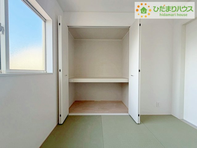 いわき市佐糠町第8　新築戸建　4号棟の収納|"和室にも大容量のクローゼット完備！