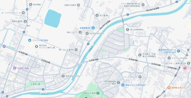 神戸市西区玉津町新方　新築一戸建ての地図