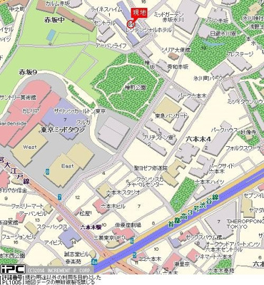 【地図】 | 秀和赤坂レジデンシャルホテル