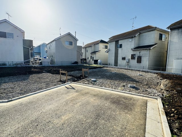 八王子市　上壱分方町　建築条件無し　第２期の前面道路含む現地写真|～5ｍ道路に面しています～
