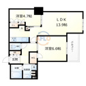 【間取り】 | ブランズタワー大阪本町　間取り