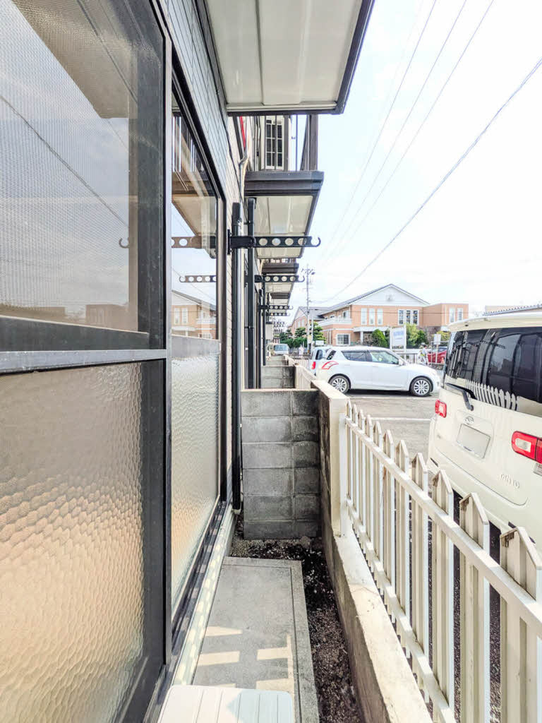 ラ・ビアンコのバルコニー