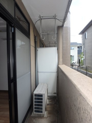 【バルコニー】 | ウィステリアコート田ノ上Ⅱ | 田ノ上　１K