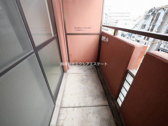 東洋プラザ住吉のバルコニー