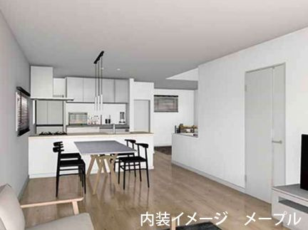仲介手数料無料　KEIAI　GRACE所沢市東新井町2期・新築全1棟の居間・リビング