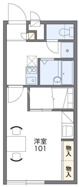 レオパレスソワ　メゾン長崎の間取り