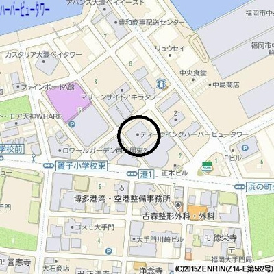 【地図】 | KDXレジデンス大濠ハーバービュータワー