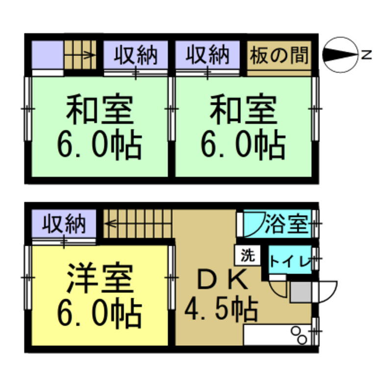 新池荘の間取り
