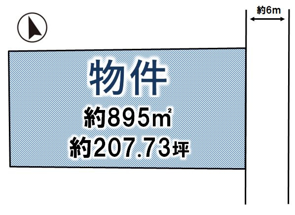 結城市東茂呂の土地図