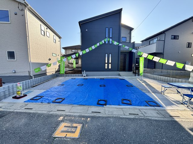 第2久喜南栗橋　新築一戸建て　01　リーブルガーデンの駐車場|2026/3/2　撮影