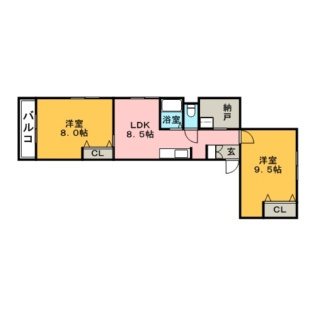 エトランゼ12の間取り